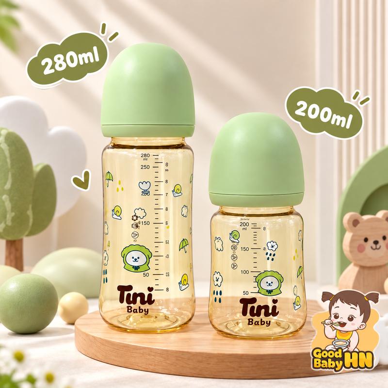 Bình sữa cho bé Tiny Baby PPSU dung tích 200ml 280ml -N11