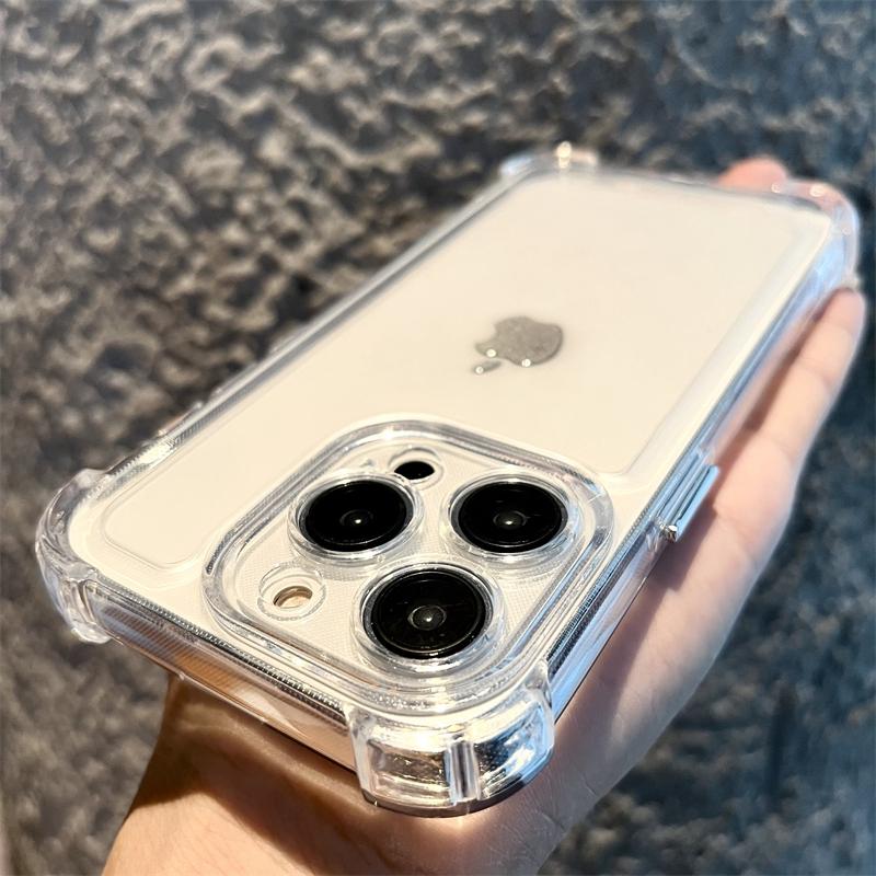 Product Introduction of Luxury Shockproof Transparent Case For iPhone 11 12 13 14 15 Pro Max X Xs XR Max Clear Bumper Cases Cover 0