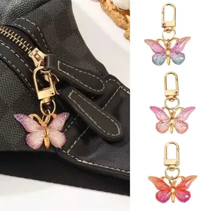 Tali Lanyard Gantungan Kunci Hp Tas Aksesoris Ponsel Gantungan Kunci perhiasan Kupu-Kupu