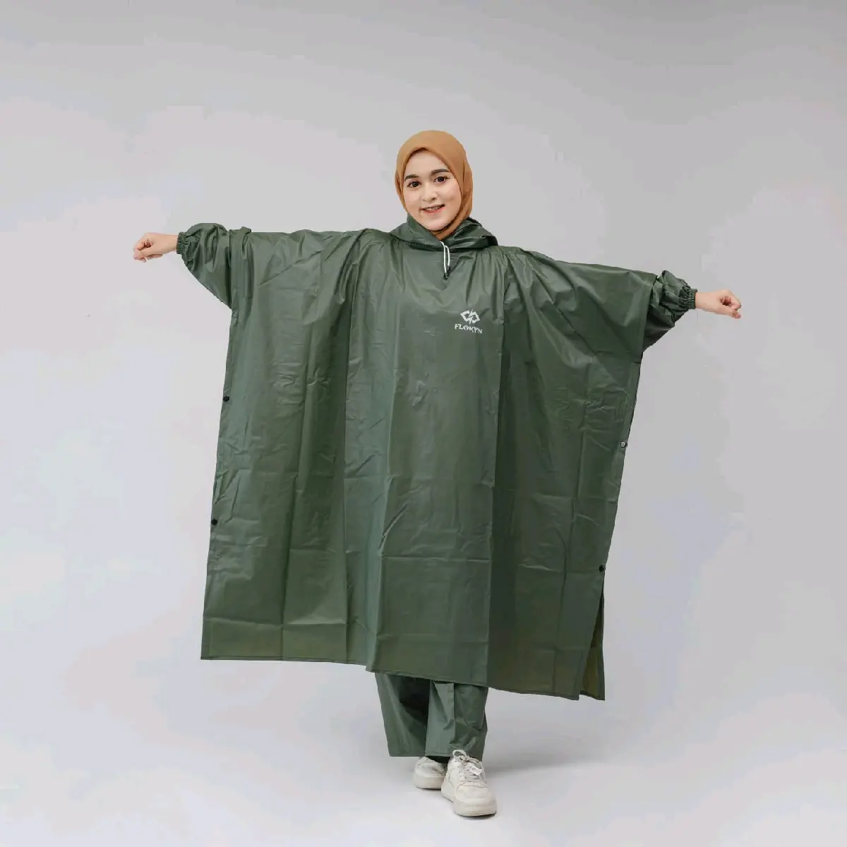 Jas Hujan Motor Setelan Ponco Kelelawar Pria Wanita Dewasa Bahan Tebal Terbaik Best Quality Pvc
