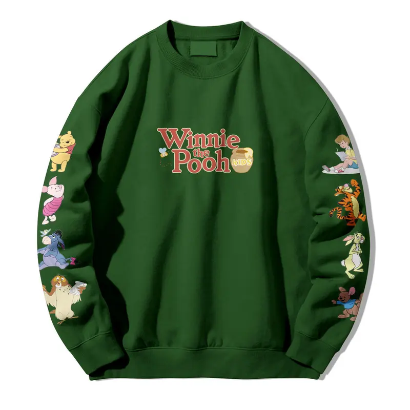 Crewneck Sweatshirt sweater Winnie The Pooh and Friends unisex sweater polos pria dan wanita size M-XL Sweater jepang sweater korea 6