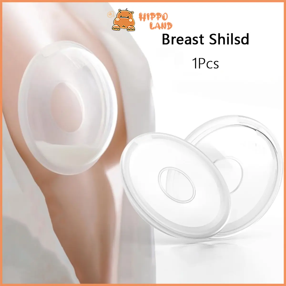 HIPPO LAND 1PCS Wadah Penampung Asi Silikon / Breastpad Saver Shield/ Breast Milk Collector 236