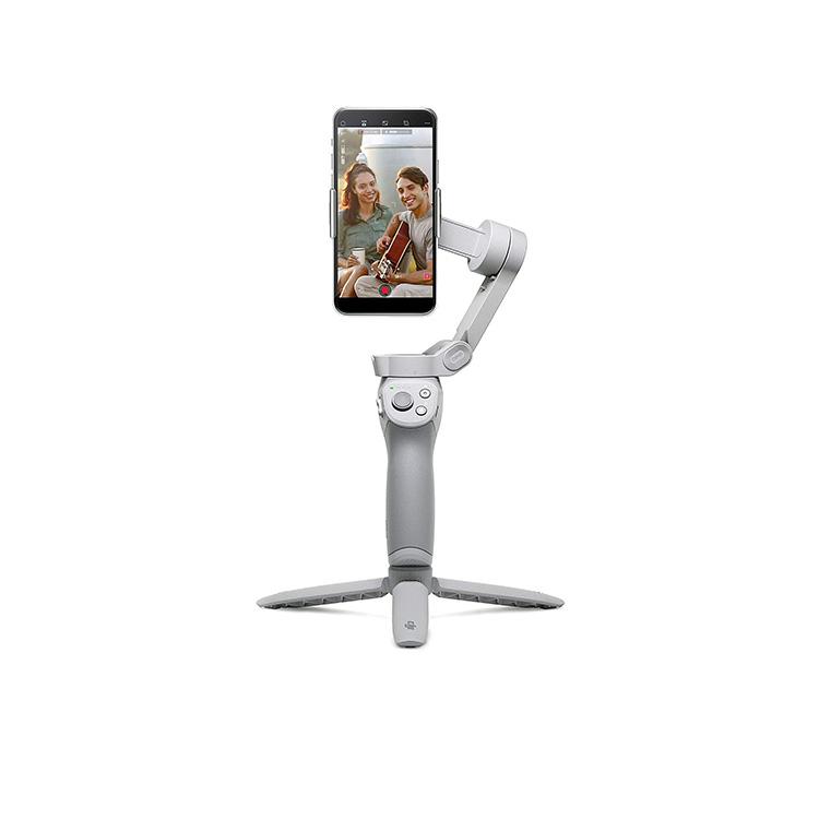 DJI OM 4 SE - Penstabil Gimbal Telefon Pintar 3-Axis dengan Tripod, R…