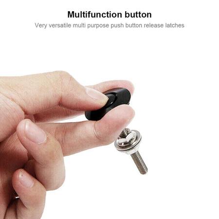 Product Introduction of 30mm Quick Release Hood Lock Clip Push Button Car Bumper Latch Kit 6