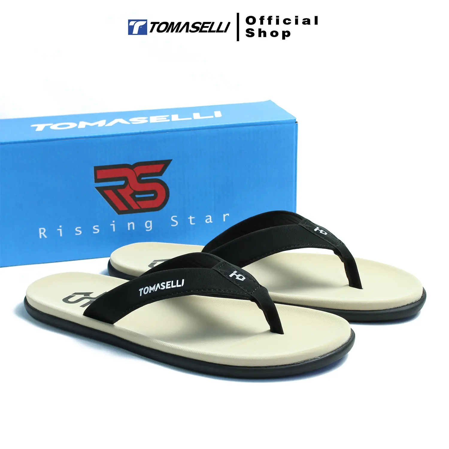 Sandal Sendal Jepit Cowok Keren Distro Pria Dewasa Original TOMASELLI RS