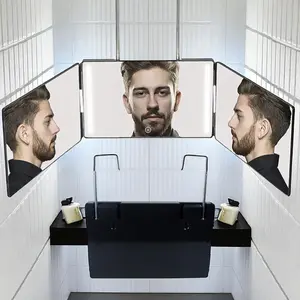 Krisno Cermin Make Up Gantung Hanging Bathroom Mirror 3 Fold - INU135