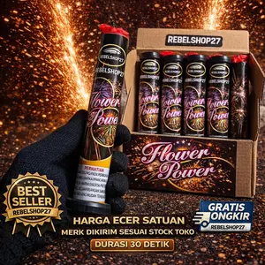 1 Batang Confetti Party Flower Power Harga Satuan Per Batang Dekorasi Festival