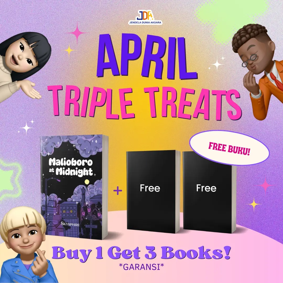 BUY 1 GET 3 BOOKS - Promo APRIL TRIPLE TREATS - JDA Bookstore