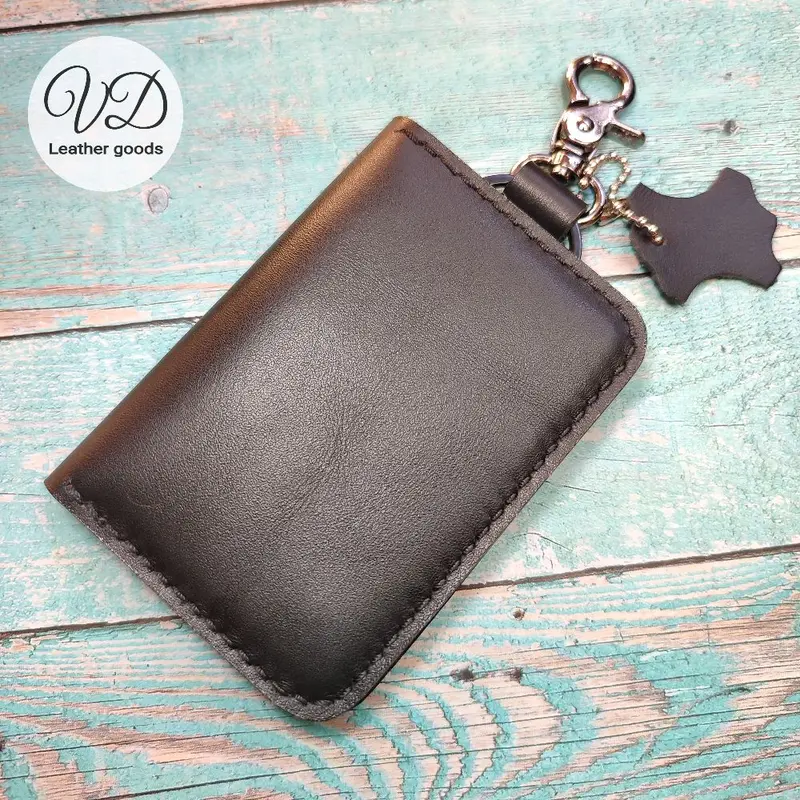 Gantungan Kunci STNK Mobil Motor Dompet STNK Kulit Asli Keychain 4