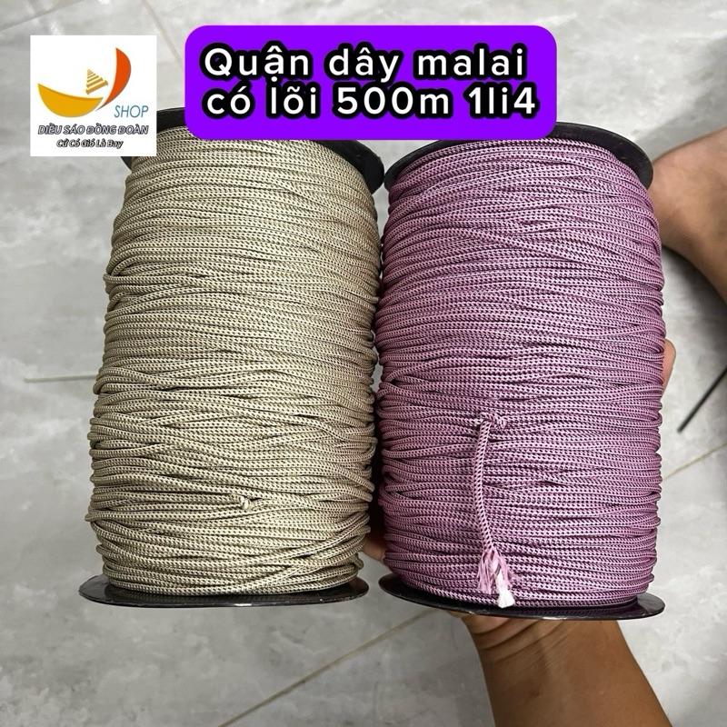  Quận dây malai 1li4 CÓ LÕI dài 500m thả diều 2m- 3m 