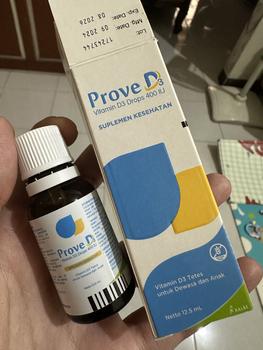 Product Review of Prove D3 Drop - Vitamin D3 400 IU Tetes 12.5 ml untuk Dewasa dan Anak from A**h 1