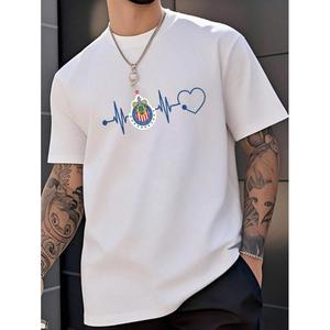 Camiseta Chivas De Guadalajara, equipo de fútbol mexicano, camiseta I Heart para mujeres, camisetas para hombres, cosas de anime, camisetas personalizadas, gráficas, algodón transpirable, ajuste holgado, manga corta, cuello redondo, perfecta para estilo d