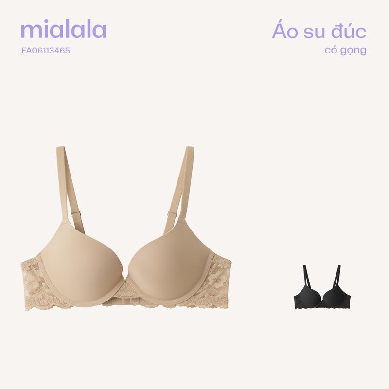 Mialala Áo ngực su FA06113465 đúc phối ren tạo khe quyến rũ đệm mỏng 1.5cm nâng đẩy nhẹ nhàng chất su mềm mát phù hợp cho phái đẹp