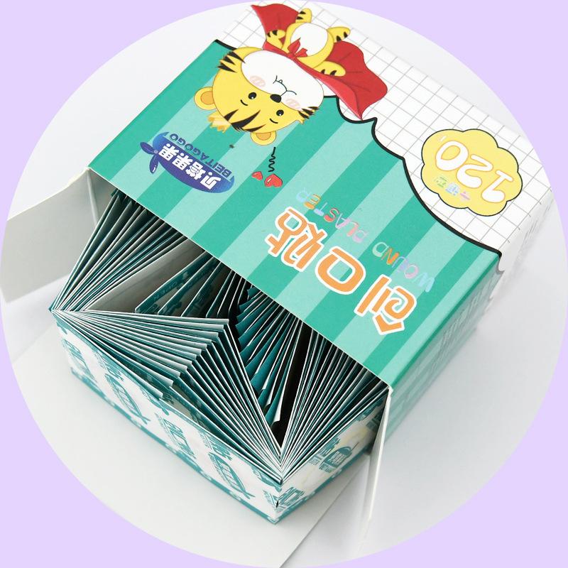 Product Introduction of 2 Styles Cute Bandaid Breathable Waterproof Patch Cartoon Wound Bandages Cute Breathable Band Adhesive for Kids Healthcare Kit 6