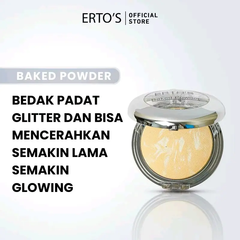 Ertos Baked Powder / Bedak Ertos Compact Lightening
