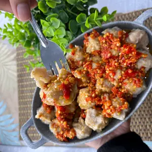 pentol kriwil sambal mercon