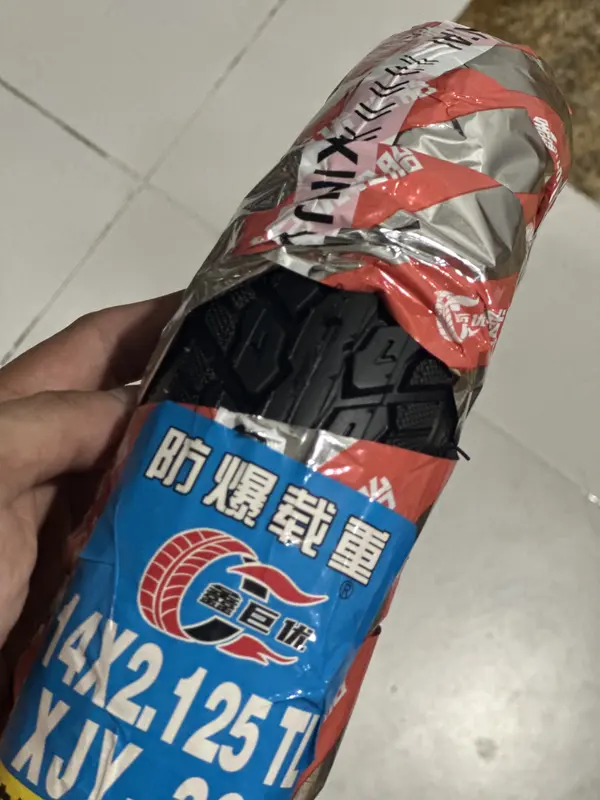 LỐP VỎ XE ĐIỆN KHÔNG RUỘT ĐẦY ĐỦ KÍCH CỠ LOẠI TỐT - PHỤ TÙNG XE ĐIỆN 8