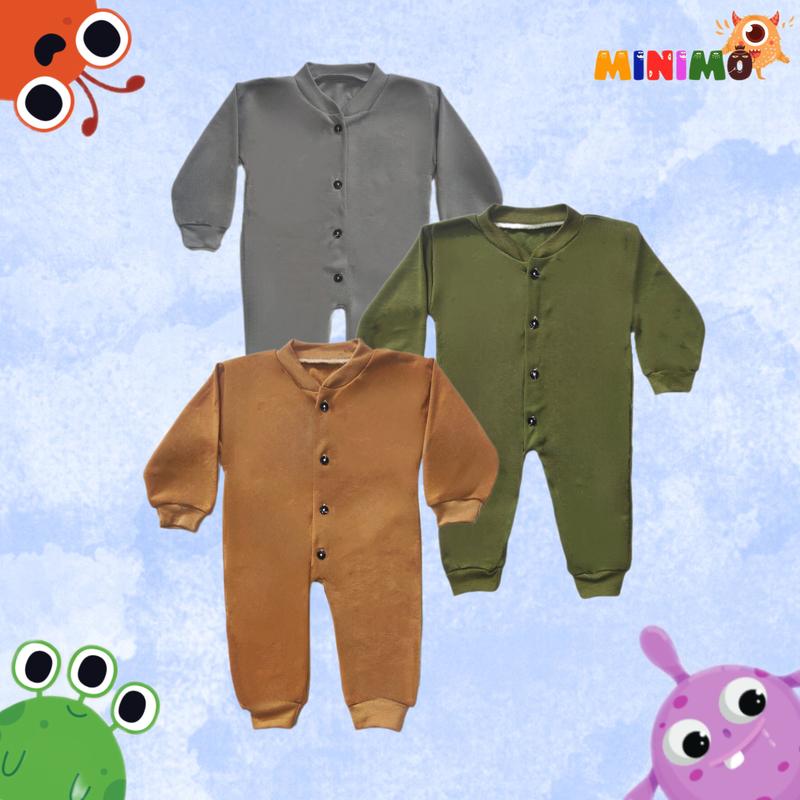 Baju Kodok Bayi | Baju Tidur Bayi | Jumpsuit Bayi | Baju Bayi Baru Lahir 3