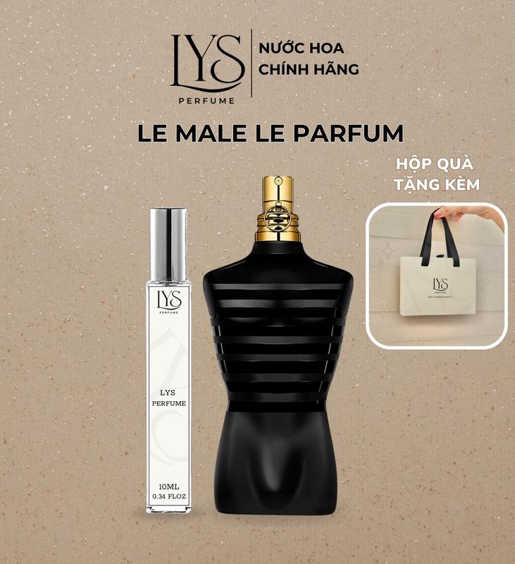 Nước hoa nam Le male Le Parfum 10ml ngọt ấm nam tính cuốn hút