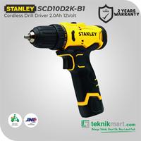 Gambar Stanley Cordless Drill Driver / Bor Impact Baterai 2.0Ah 12Volt SCD10D2K - SCD10D2K Only dari Teknikmart Kota Administrasi Jakarta Barat 3 Tokopedia
