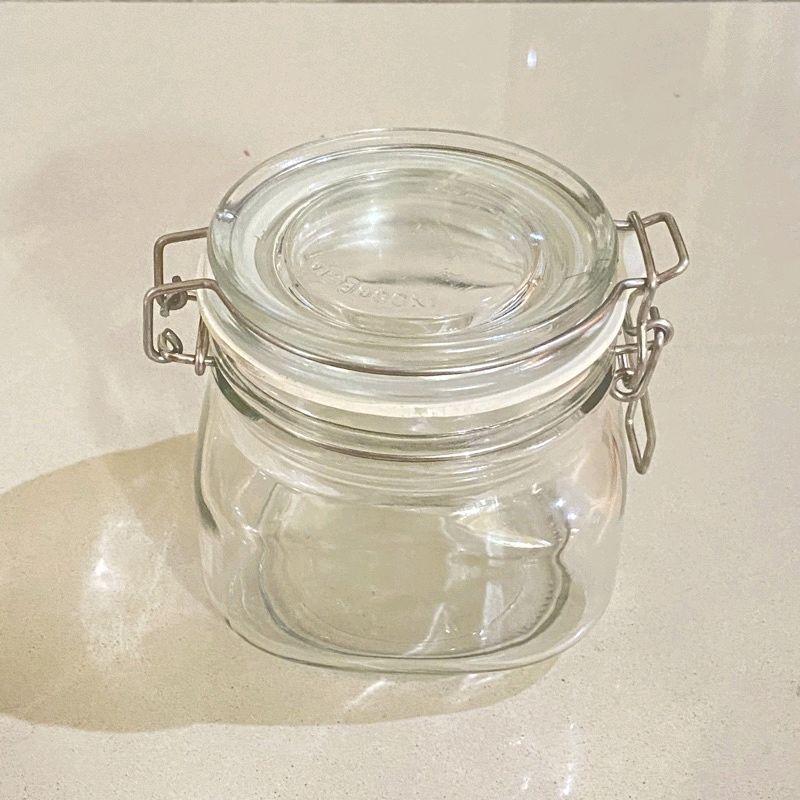 Toples kaca Hermetico Airtight Jar/ kedap udara,tebal dan kokoh ukuran 500mL Anti mlempem dan serangga 1