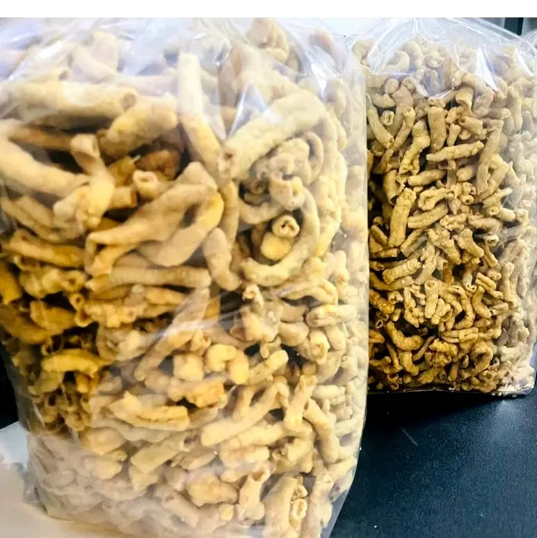 250 gram - Keripik Usus crispy asin gurih / Usus Krispi Original / Usus goreng / cemilan usus makanan ringan - Snack Crispy Kripik Makanan Cemilan Goreng Kering Camilan usud Food Pedas 3