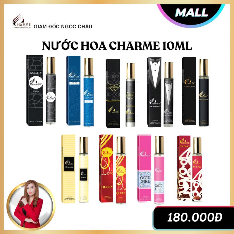 CHARME PERFUME - Nước hoa 10ml Dành Cho Nam Và Nữ Mẫu Mới 2025