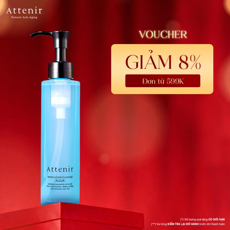 Tẩy Trang Và Làm Sạch Dành Cho Da Dầu 175ml Attenir Skin Clear Cleanse Aqua