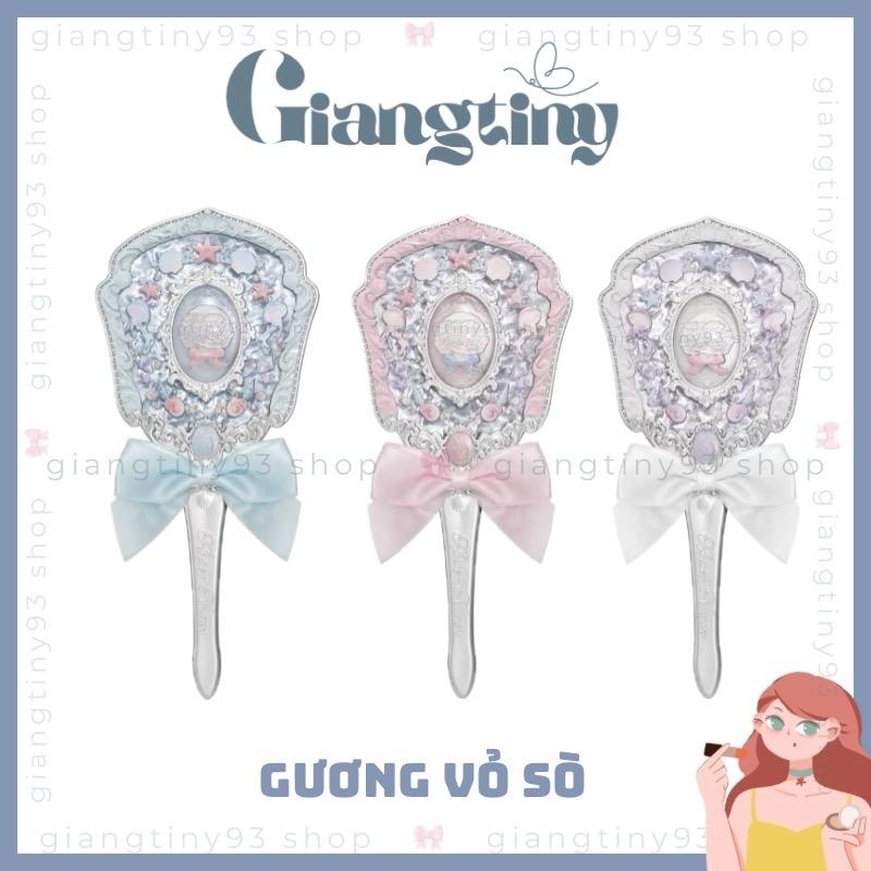  Flower Flower Knows Hoa Biết BST Vỏ Sò Shell's Jewel Gương Cầm Tay Gương Tiểu Thư 