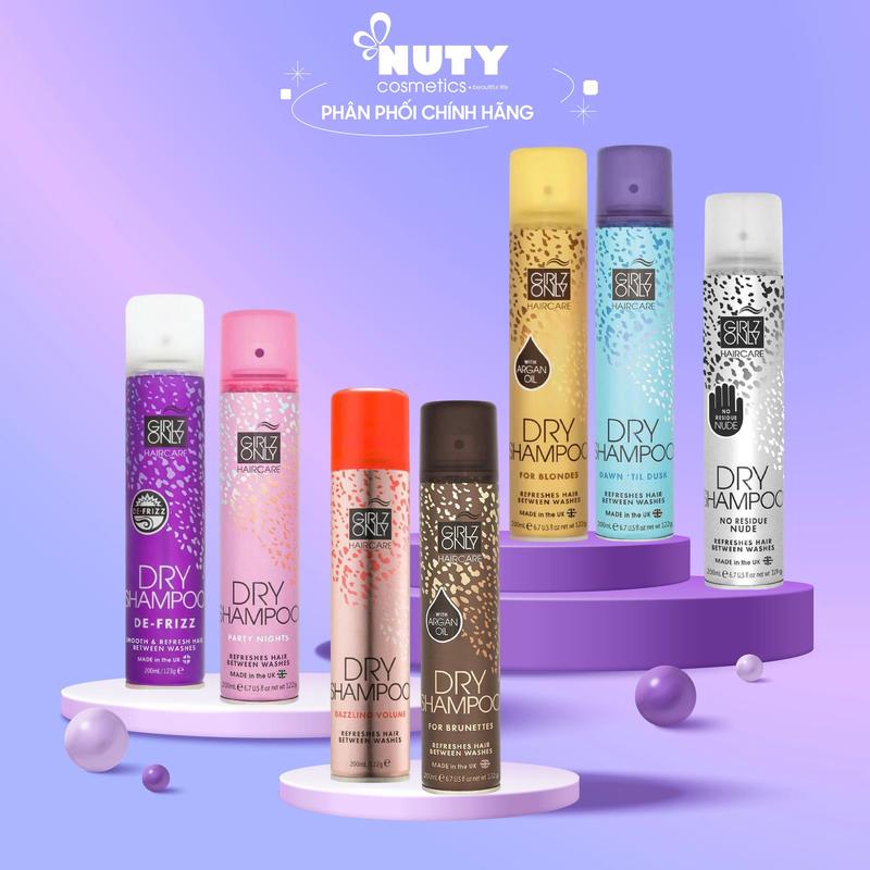 Dầu Gội Khô Girlz Only Dry Shampoo 100ml 200ml