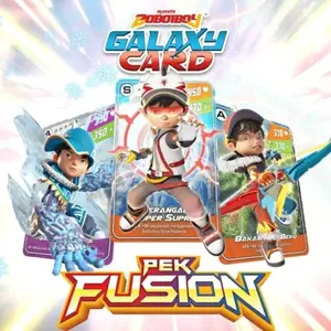 mainan kartu trading card boboiboy 1 renceng isi 12 bungkus