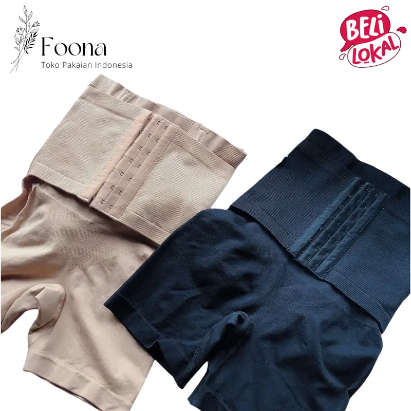 Foona KR523 Celana Korset Pelangsing Perut Buncit Ibu Melahirkan Gurita Shapewear Legging Slimming Pants Wanita 1