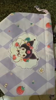 Product Review of MINISO Sanrio Tas Makan Siang Lunch Bag Sanrio Characters Drawstring Bento Bag Kapasitas Besar Tahan Air Karakter from c**a 0