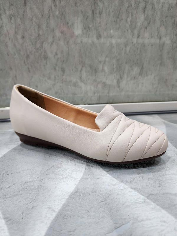 [GIÀY T&H] Giày búp bê nữ độn đế hoạ tiết mũi mây chỉ  đế cao su chống trơn VC0007