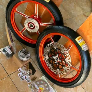 READY SEPAKET VELG VND AK55 PNP CRF KLX DTRACKER ( TOLONG TULIS DI CATATAN BUAT MOTOR APA )