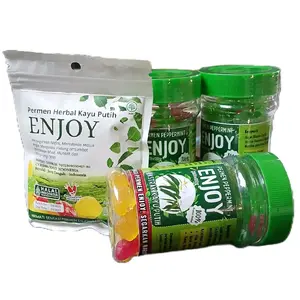 Paket Gayeng 3 ( 3 botol + 1 sachet) Permen herbal kesehatan kayu putih,meredakan hidung tersumbat