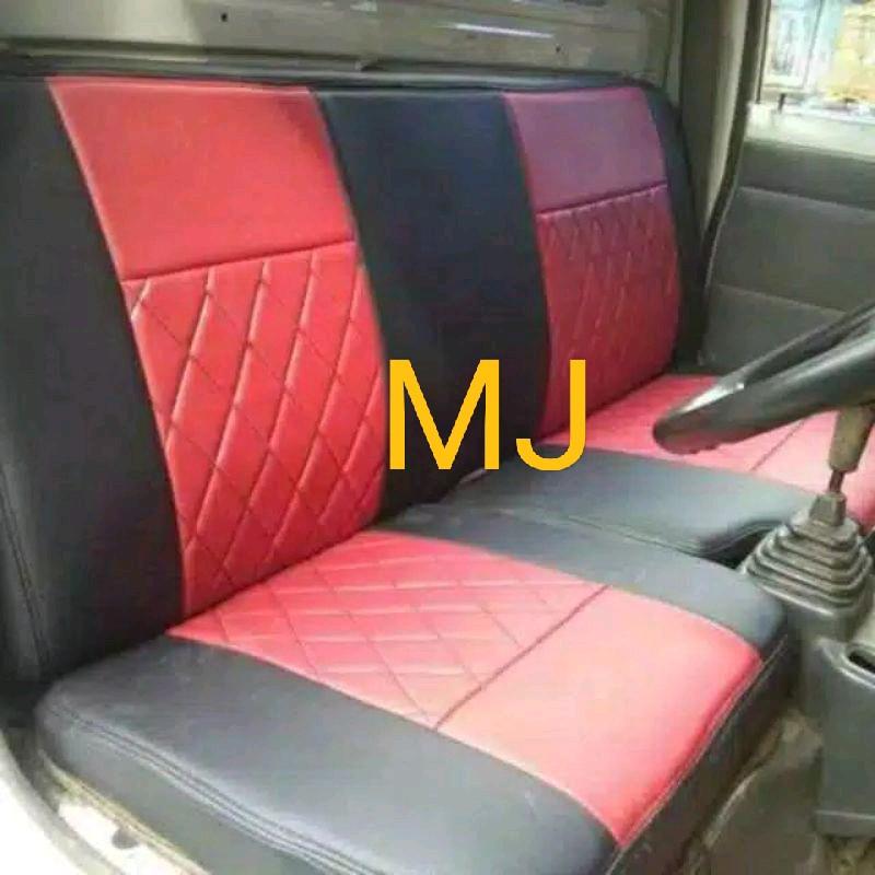 Sarung jok mobil pickup motif kotak Carry, t120ss, Zebra, Grandmax, Blindvan, L300, Kijang, DFSK, dll 3