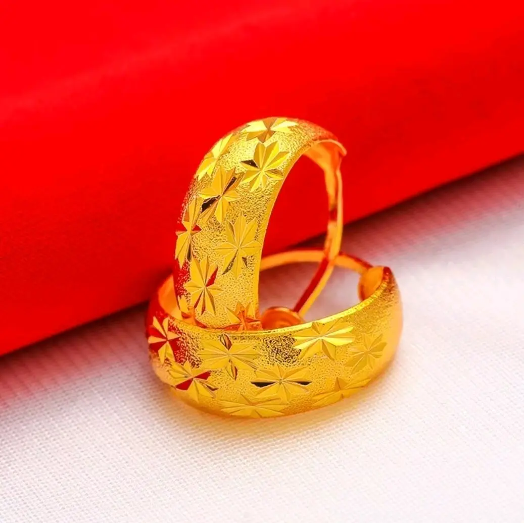 anting kait wanita gold terbaru