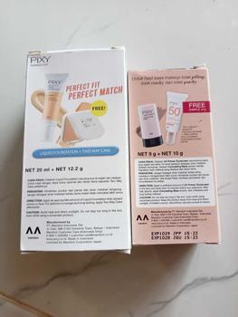 Product Review of Pixy Perfect Fit Liquid Foundation SPF35 PA++ Gratis Pixy UV Whitening Two Way Cake Refill Wajah from i** k** 3