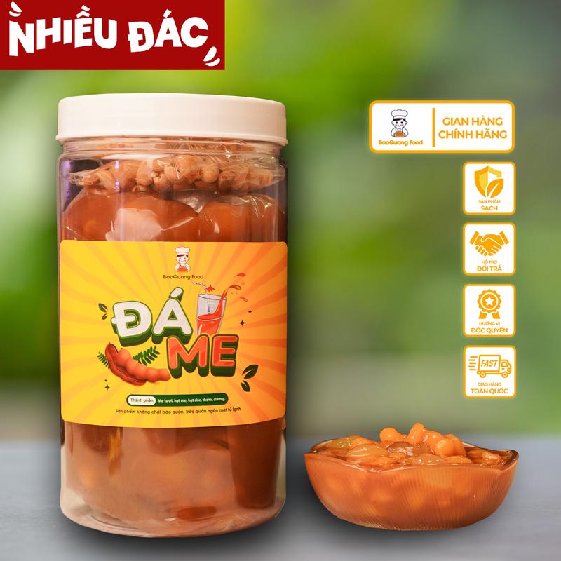 Đá me nhiều đác hạt dẻo khóm mix hạt đác 1kg nhà làm BaoQuang Food