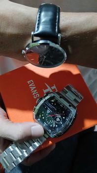 Product Review of DISKON jam tangan  !! Evans Jayden Jam Tangan Pria 9554-1 Rantai Stainless Steel Kaca Sapphire Chronograph Water Resistant 5ATM Air Bahan Watches Waterproof from M**n 0