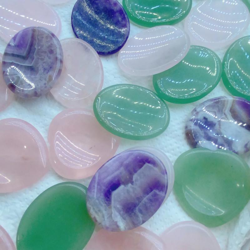 Link61-80 crystal stone decorations with different materials and sizes 4