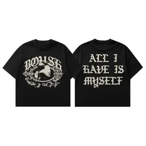 TEE Pendek Cowok  Kaos Boxy Oversized - Boxy Tee - Heavyweight cotton combed 16s - Ksvptbvajcu