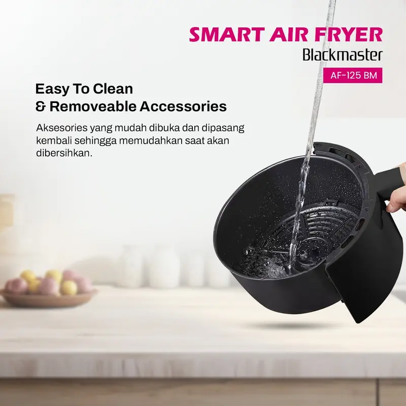 BOLDe Smart Air Fryer Blackmaster - Air fryer 2.5L 3