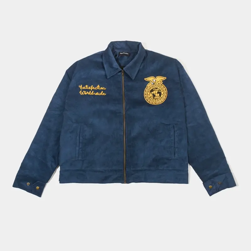 Satisfaction Work Jacket Corduroy W.R.W.D Navy 1