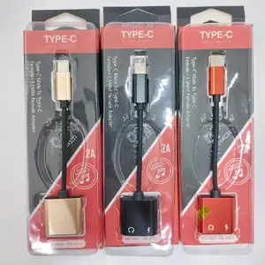 GL022 Adaptor Type-C to Type-C + 3.5mm Audio Jack / Charger & Audio Splitter