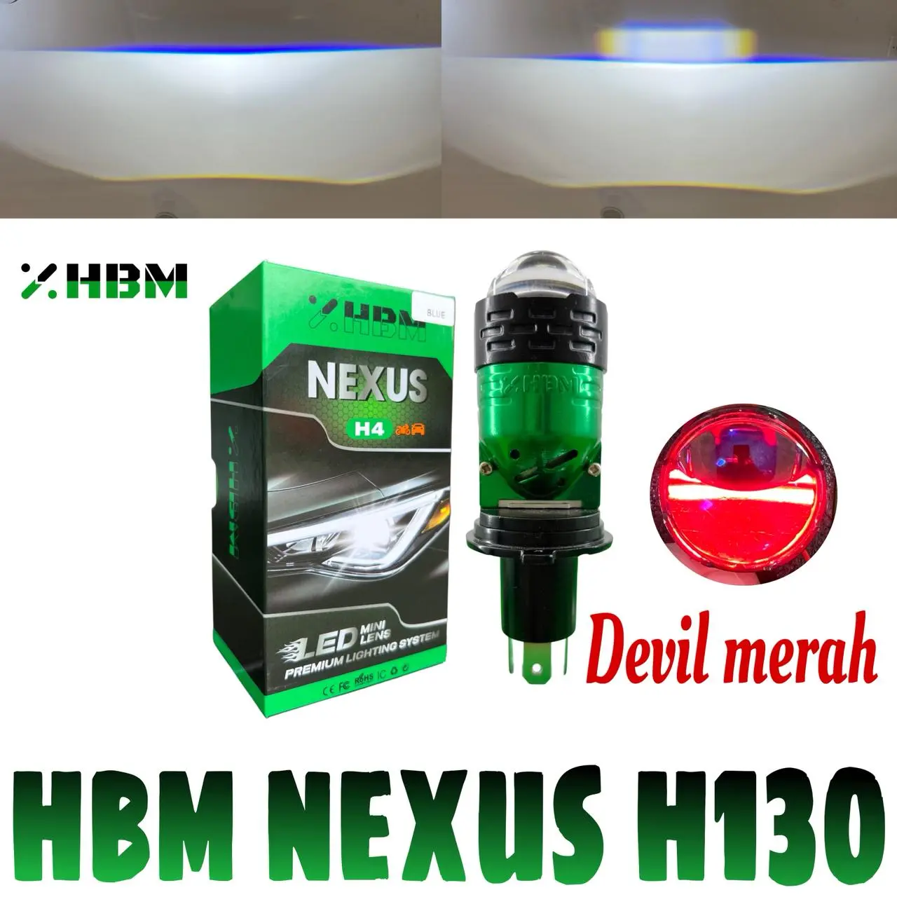 1 WARNA (DEVIL MERAH)