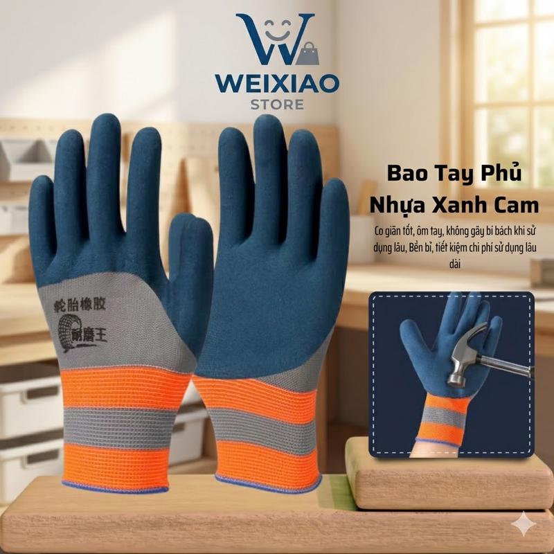 Găng Tay Cao Su Lốp Chống Mài Mòn Bảo Hộ Lao Động