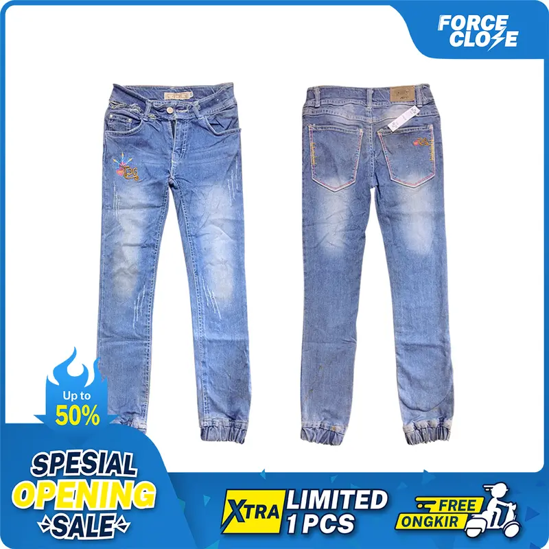 Celana Jeans Panjang Wanita (1 Pcs) 0