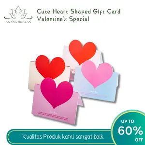 Adorable Heart-Shaped Card – Perfect for Valentine’s Gift